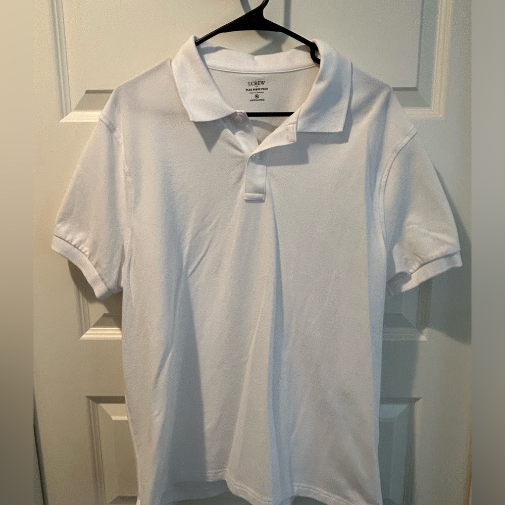 Men’s flex pique JCrew polo